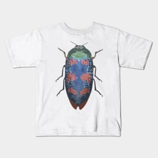 Jewel Beetle Digital Painting Kids T-Shirt